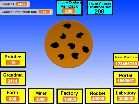 Cookie Clicker V1.5 Online Game - Play for Free on Gosprunki Only Up