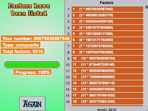 Faster Factor Lister for Fizzay logo cover image for speedrun tool