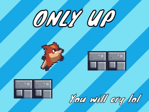 Flying Fox an only up platformer game logo