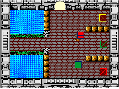 Hero character Jack exploring a vibrant fantasy landscape in Jacks Journey game