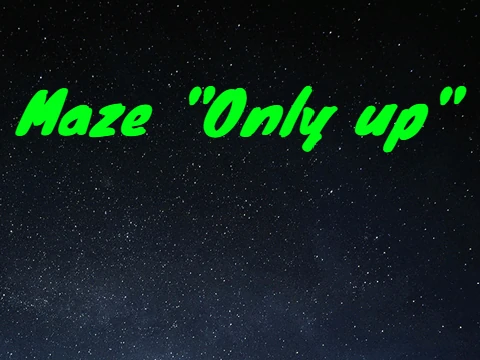 Maze Only Up puzzle climbing game logo