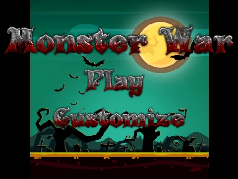 Battle scene from Monster War beta showing giant monsters clashing on a battlefield
