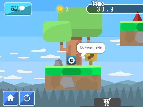 Online Only Up gameplay in web browser showing climbing mechanics
