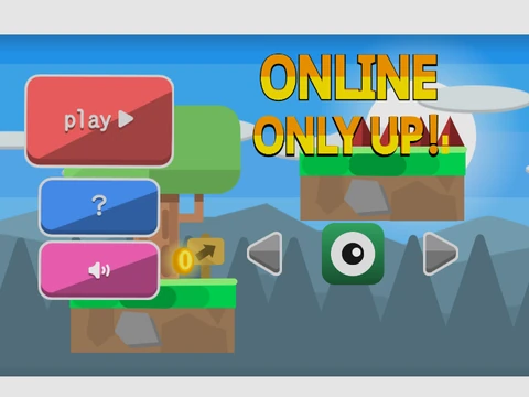 ONLINE ONLY UP remix game logo cover