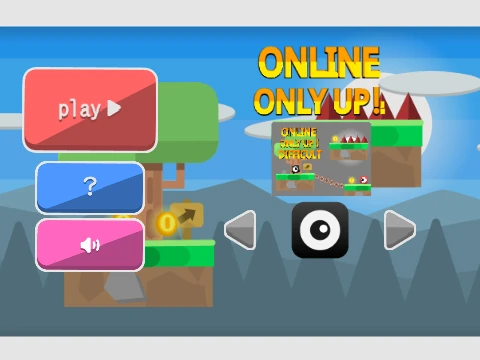 Screenshot of ONLINE ONLY UP Remix Game - Climbing Action