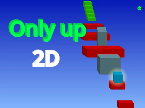 Only Up 2D Game Logo - 2D Side-Scrolling Climbing Game