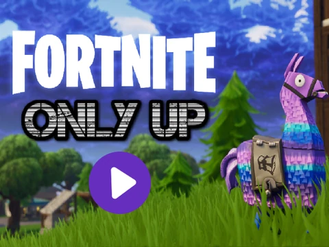 Screenshot of Only Up Fortnite v2 climbing game