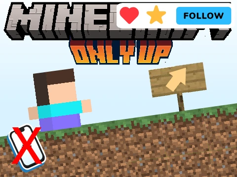 Only Up Ko mobile game screenshot showing phone gameplay