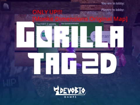 ONLY UP Map for Gorilla Tag 2D Screenshot - 2D Vertical Climbing