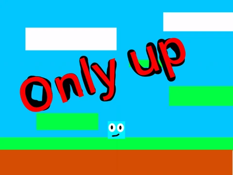 Only Up Mobile Controls interface showing touchscreen buttons