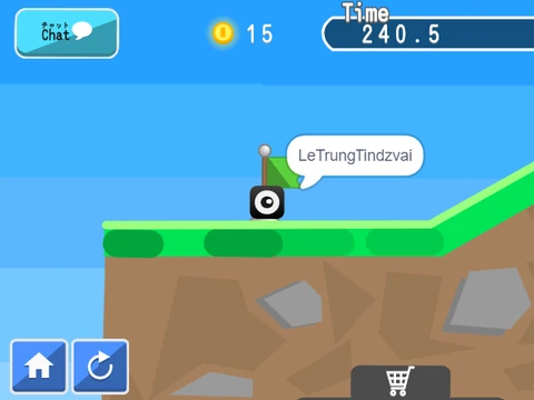 Only Up Online V6 gameplay screenshot showing vertical climbing challenge