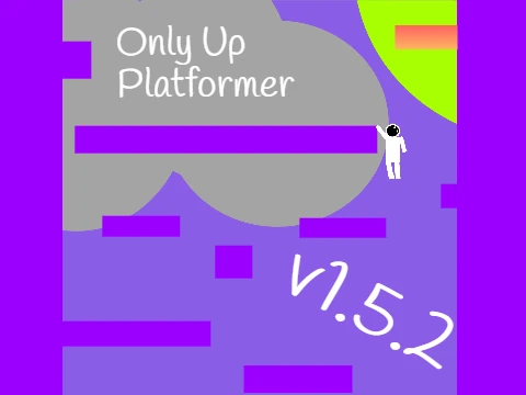 Only Up Platformer version 1.4.1 with enhanced graphics and mechanics