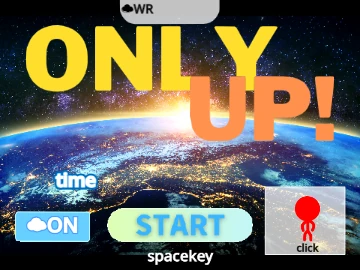 Only Up Scratch edition game logo with blocky, creative graphics