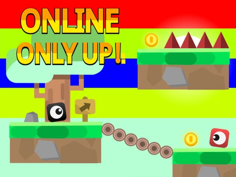 Only Up V8 Game Logo - Free Online Climbing Game