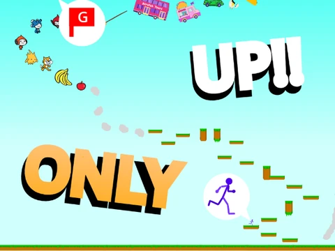 ONLY UP オンリーアップ v2 game cover showing urban climbing scene
