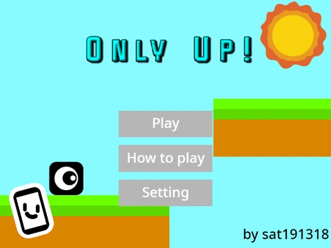 Official logo for Only Up game version 1.1