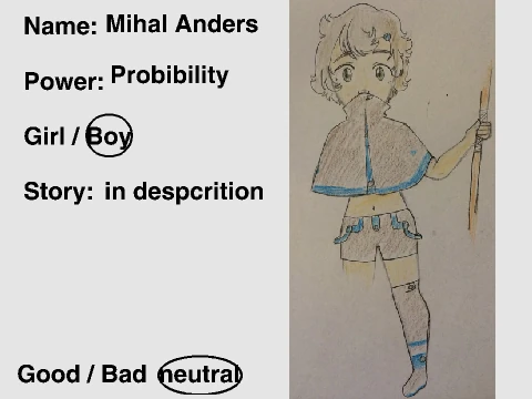 Powers RP Mihal game cover showing superhero character using powers to climb
