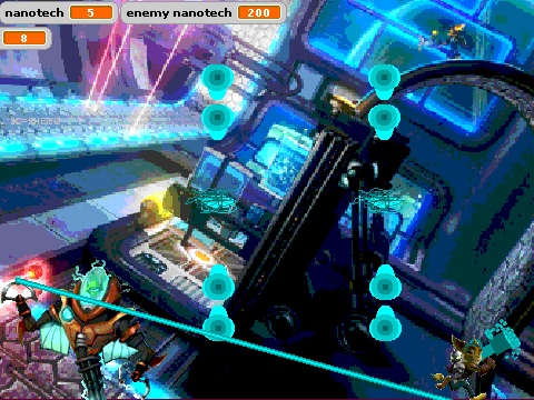 Ratchet and Clank The Bosses 2 gameplay action scene showing characters battling bosses