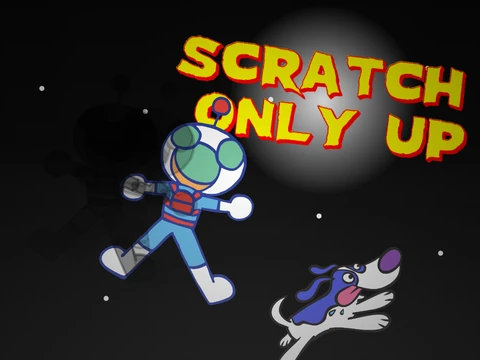 Scratch Only Up 3D Version Logo