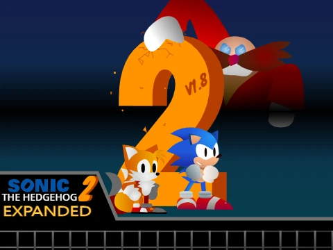 Sonic 2 Expanded v1.8 Game Logo and Cover