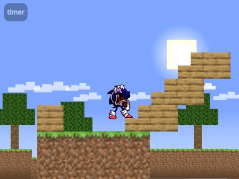 Sonic EXE Only Up game logo - horror themed only up climbing game