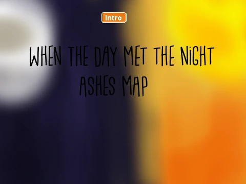 When The Day Met The Night Ashes MAP Only Up Game Logo