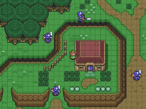 Zelda Beta Game Screenshot - Only Up Style Platformer