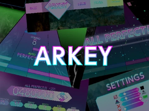 Arkey game cover art for the anti-rhythm challenge