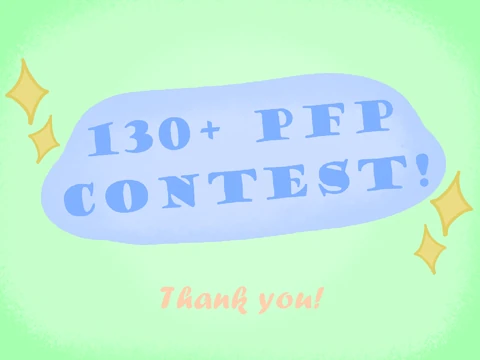 Logo for the CLOSED 130 follower PFP Contest, an osu!-themed community art event