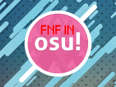 Friday Night Funkin characters in osu!mania gameplay with custom notes
