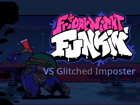 FNF Vs Glitched Imposter online rhythm game screenshot