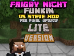 Logo for FNF Friday Night Funkin vs Steve mod light version