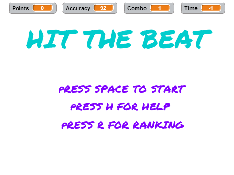 Hit The Beat Rhythm Game Logo Cover