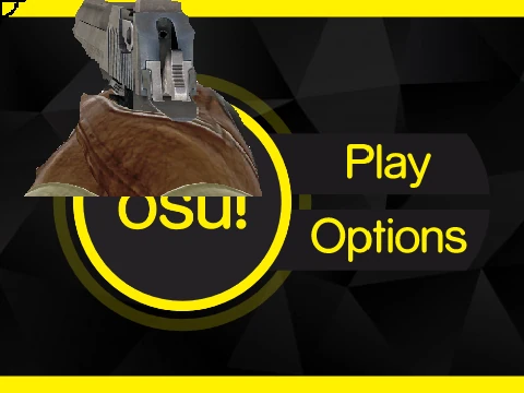 Logo for the osu CS GO Mod, a Counter-Strike themed version of osu!