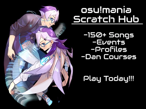 Osu Mania Community Hub interface