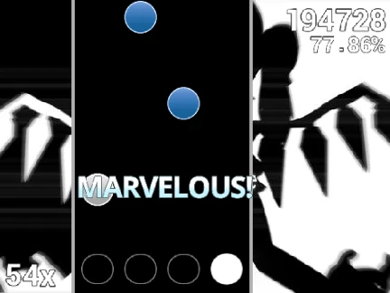 Osu Mania V3 AUTOPLAY you can use wasd keys
