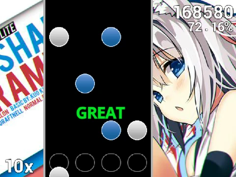 Osu Mania V3 remix No Tick sound Game Cover