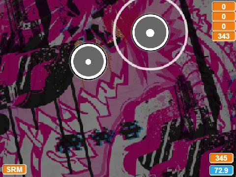 Logo for the hard rhythm game Osu NegaRen- Insane ½ 2 Songs