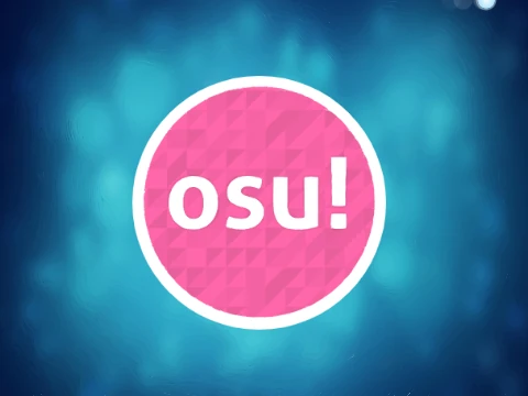 Osu Tonikawa game screenshot with anime circles