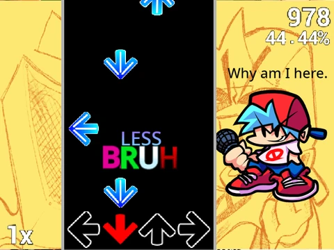Osu With Mecha rhythm game logo featuring a mecha and music notes