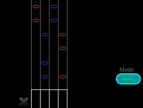 piano rhythm osu inspired game logo