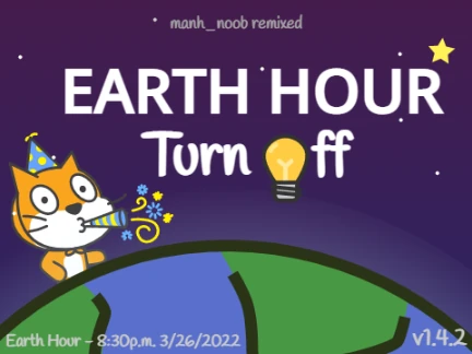 Logo for the Turn 0ff Light online game, created for Earth Hour awareness