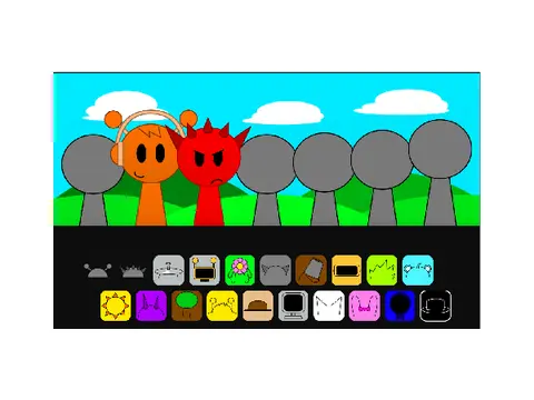 Logo for the work-in-progress Sprunki mod preview page