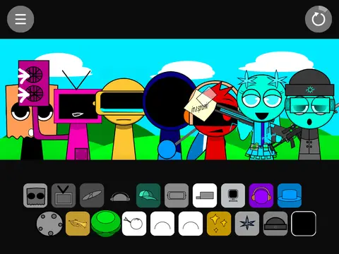 Collaborative Sprunki original character creation game in development