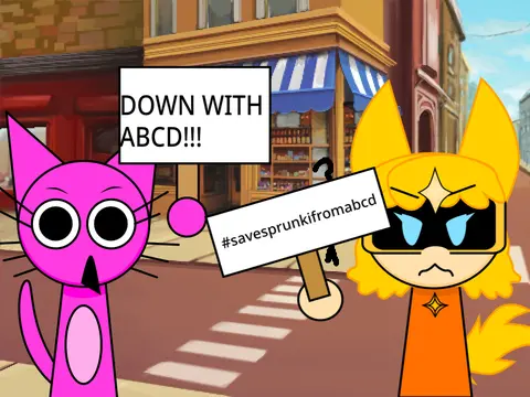 Logo for the Add Your Sprunki OC to Stop ABCD 1 community project