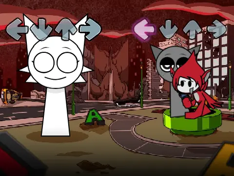 All Stars But Sprunki game logo showing community mashup tribute to sprunki characters