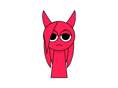 Red Shade Sprunki Variant Game Logo