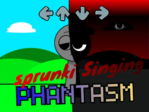 Logo for the AYS Phantasm Sprunktasm horror-themed Sprunki animation
