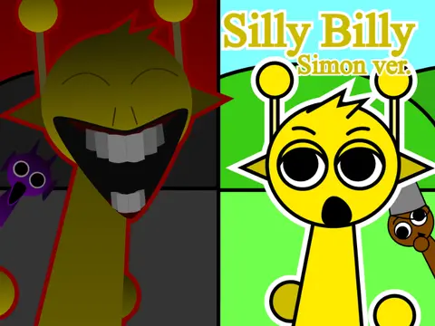 Logo for AYS Silly Billy Simon version Friday Night Funkin mod