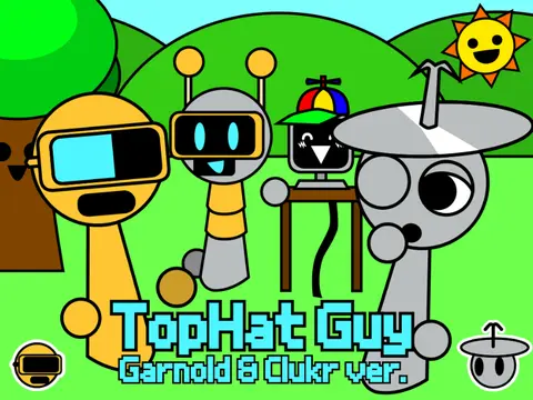 Friday Night Funkin animation with Sprunki characters Garnold and Clukr